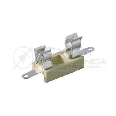 Portafusibile fusibile 5x20 porta fusibile a saldare Generico