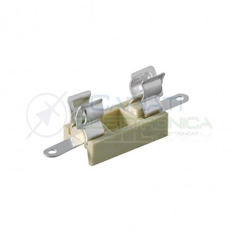 Portafusibile fusibile 5x20 porta fusibile a saldare Generico