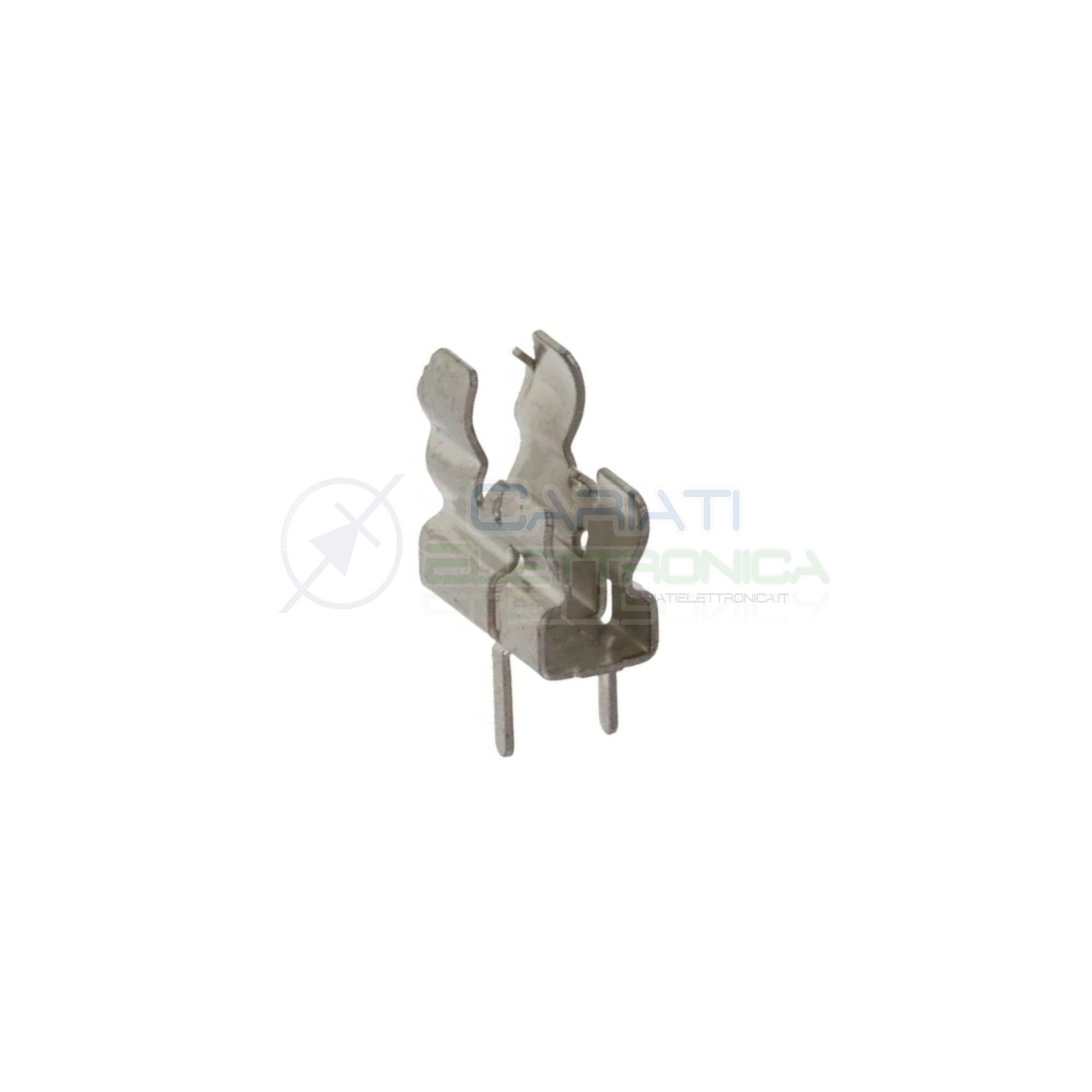 2 Pezzi Clips portafusibile per fusibili 5x20 e 6,3x32 mm clip porta fusibile Generico