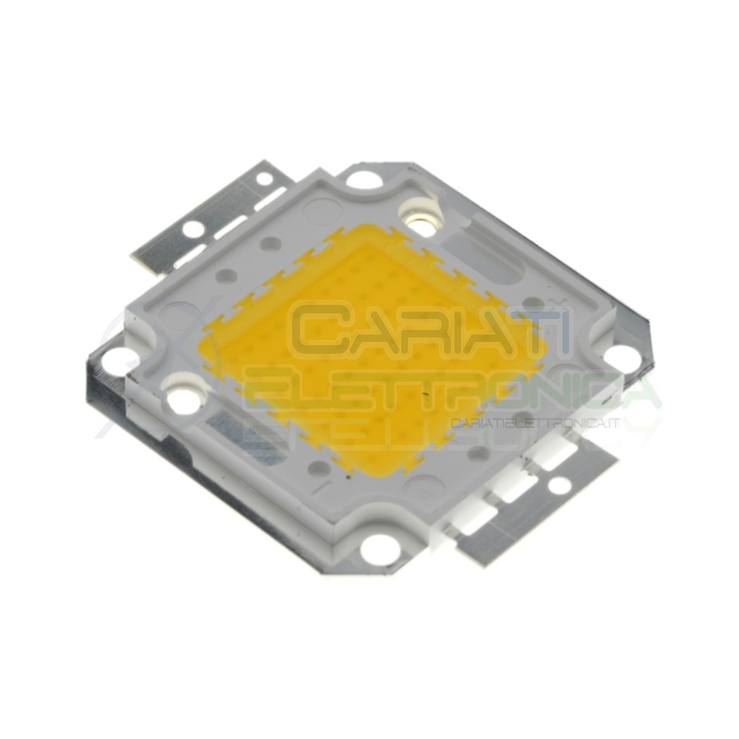 Chip power LED 30W Bianco Caldo 3000K alta Luminosità ricambio faroGenerico