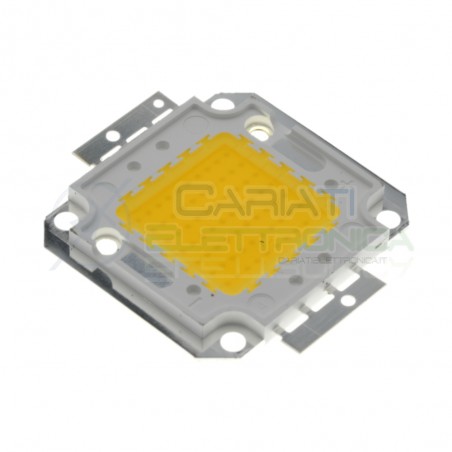 Chip power LED 30W Bianco Caldo 3000K alta Luminosità ricambio faroGenerico