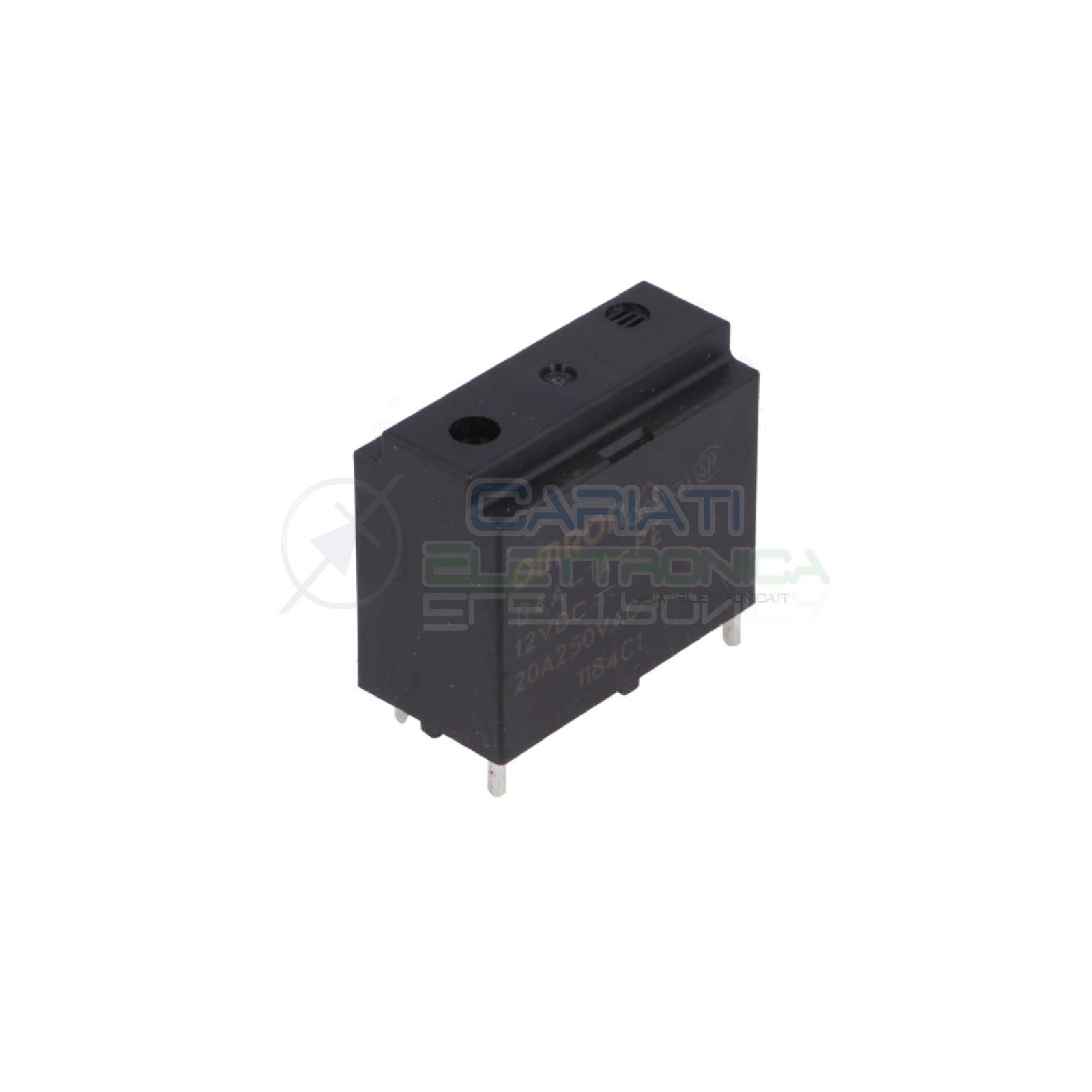 Relè G4A-1A-PE DC12 SPST bobina 12Vdc 250Vac 20A Omron singolo 1 scambio Omron