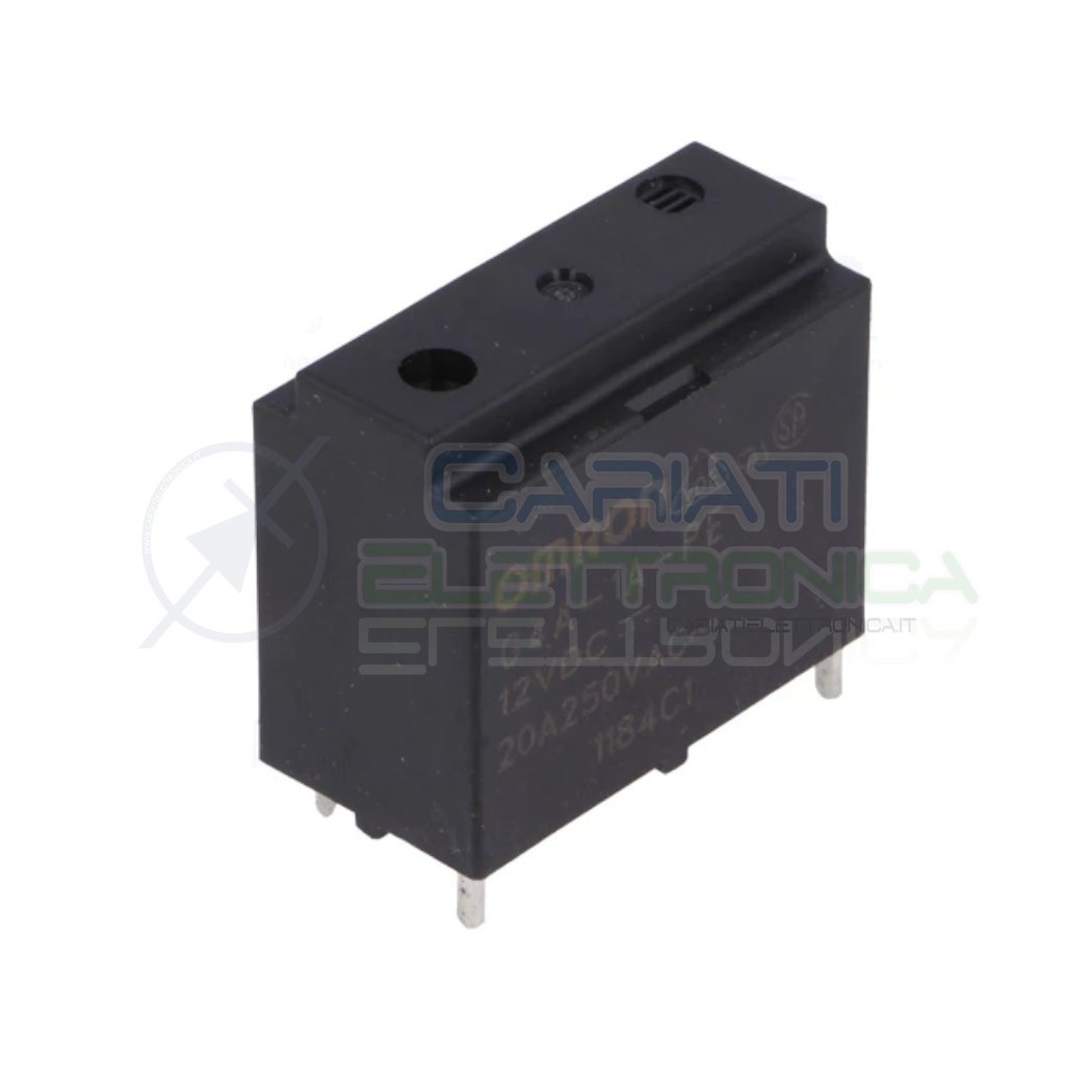 Relè G4A-1A-PE DC12 SPST bobina 12Vdc 250Vac 20A Omron singolo 1 scambio Omron