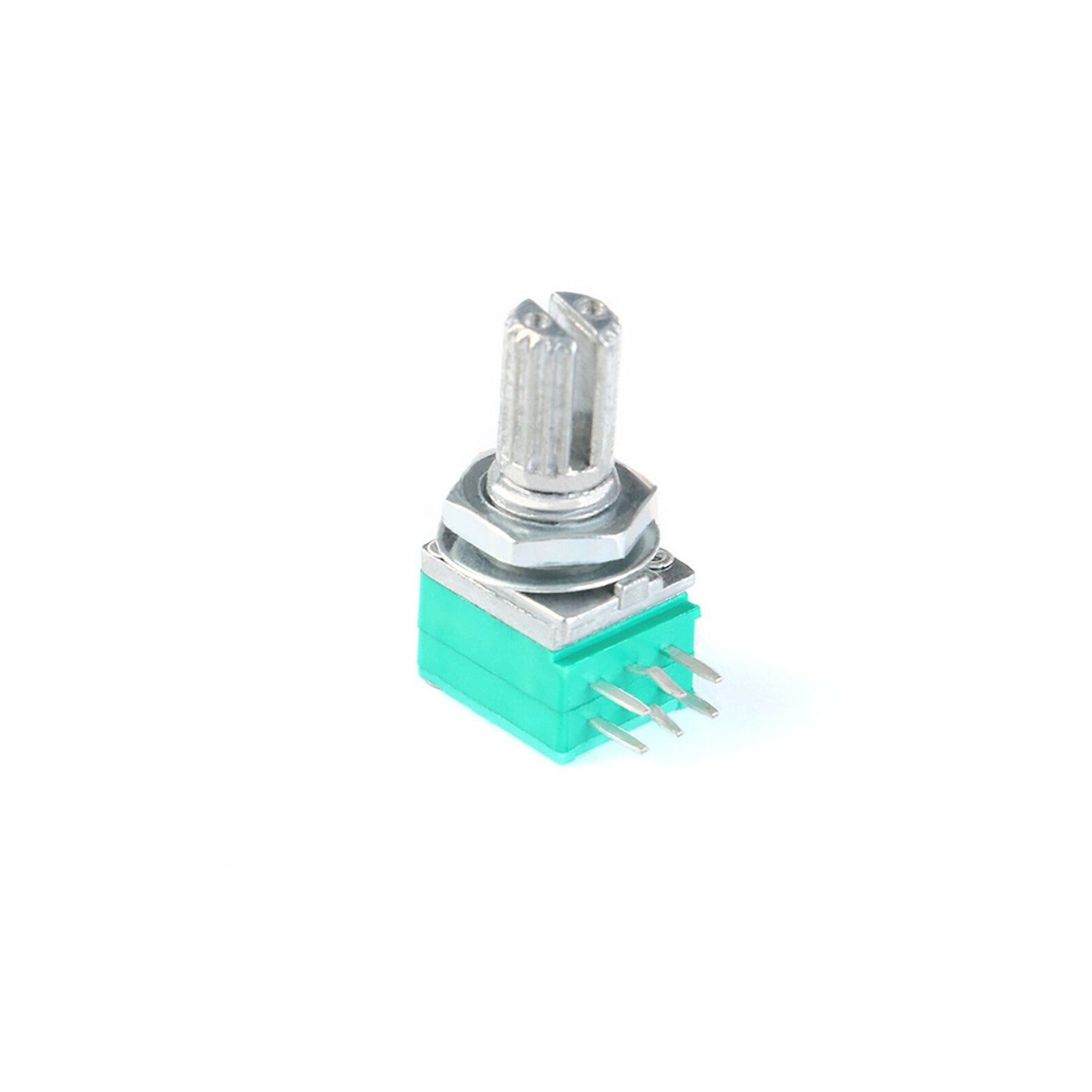 1 Pezzo Potenziometro Lineare Doppio 500 Kohm B500K RK097G 15mm