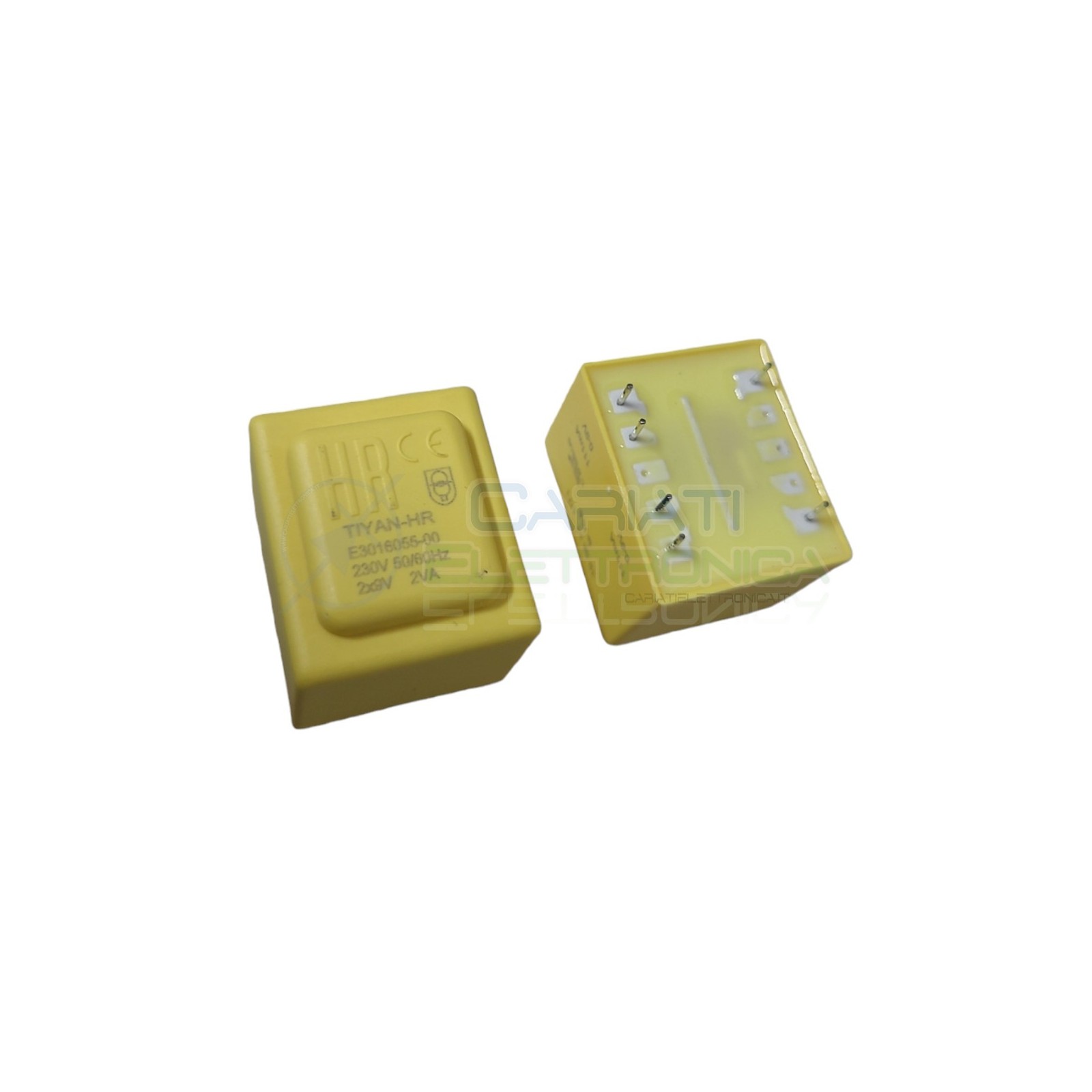 Encapsulated Transformer 2VA In 230V Out 2x9VHR-Italia Industria