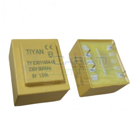 Encapsulated Transformer 1,5VA In 230V Out 9V