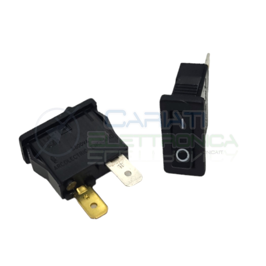 Interruttore Rocket a Bilanciere 0/1 Slim 15A 250Vac
