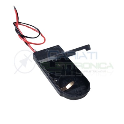 Porta batterie Per 2 Batterie CR2032 con interruttore on/offGenerico