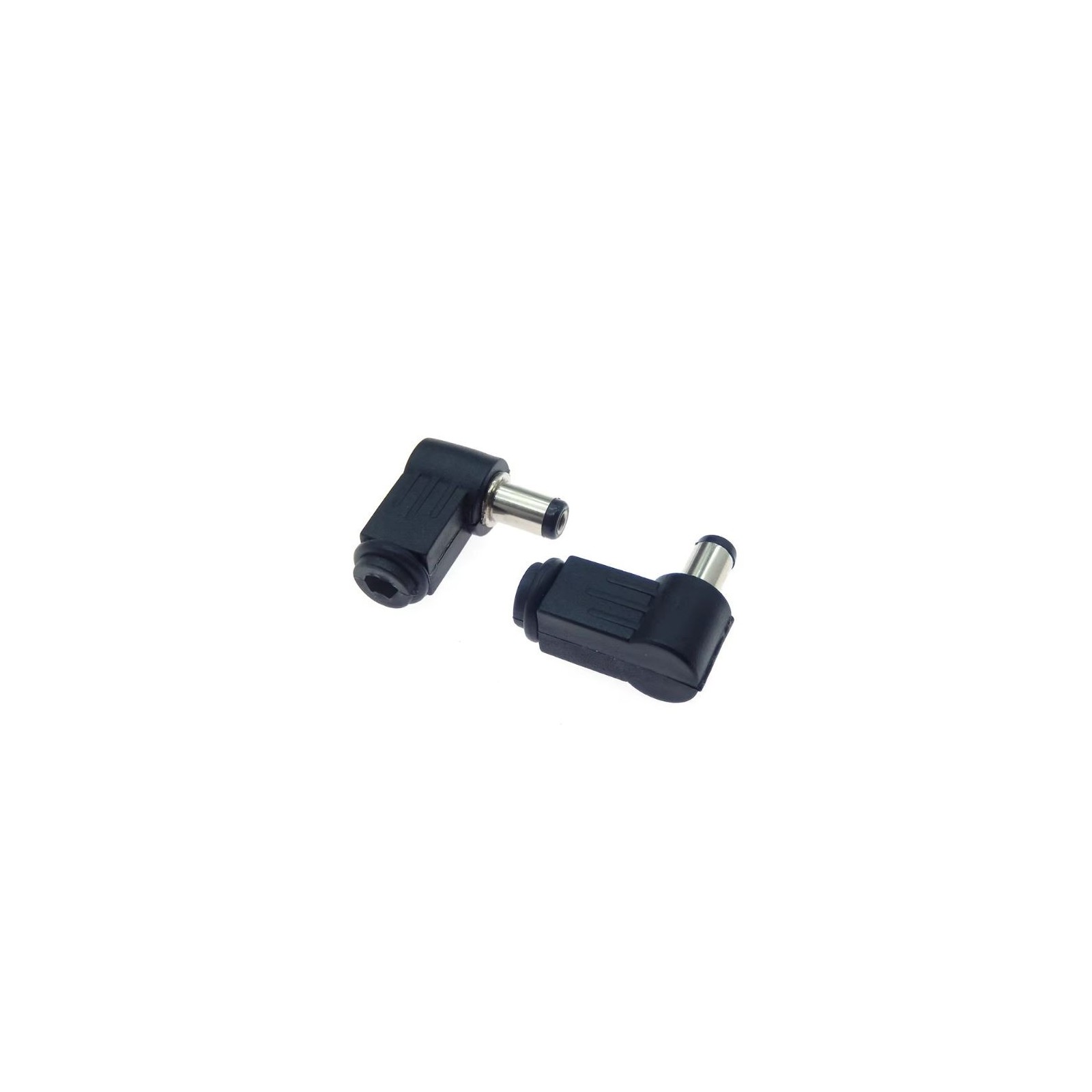2 PEZZI CONNETTORE ALIMENTAZIONE DC A 90° MASCHIO 5,5 X 2,1 X 9,5 mm