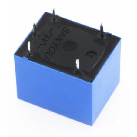 Relè relay Sanyou SRD-S-124D4 bobina 24VDC SPDT 10A 250Vac 5 pin Sanyou