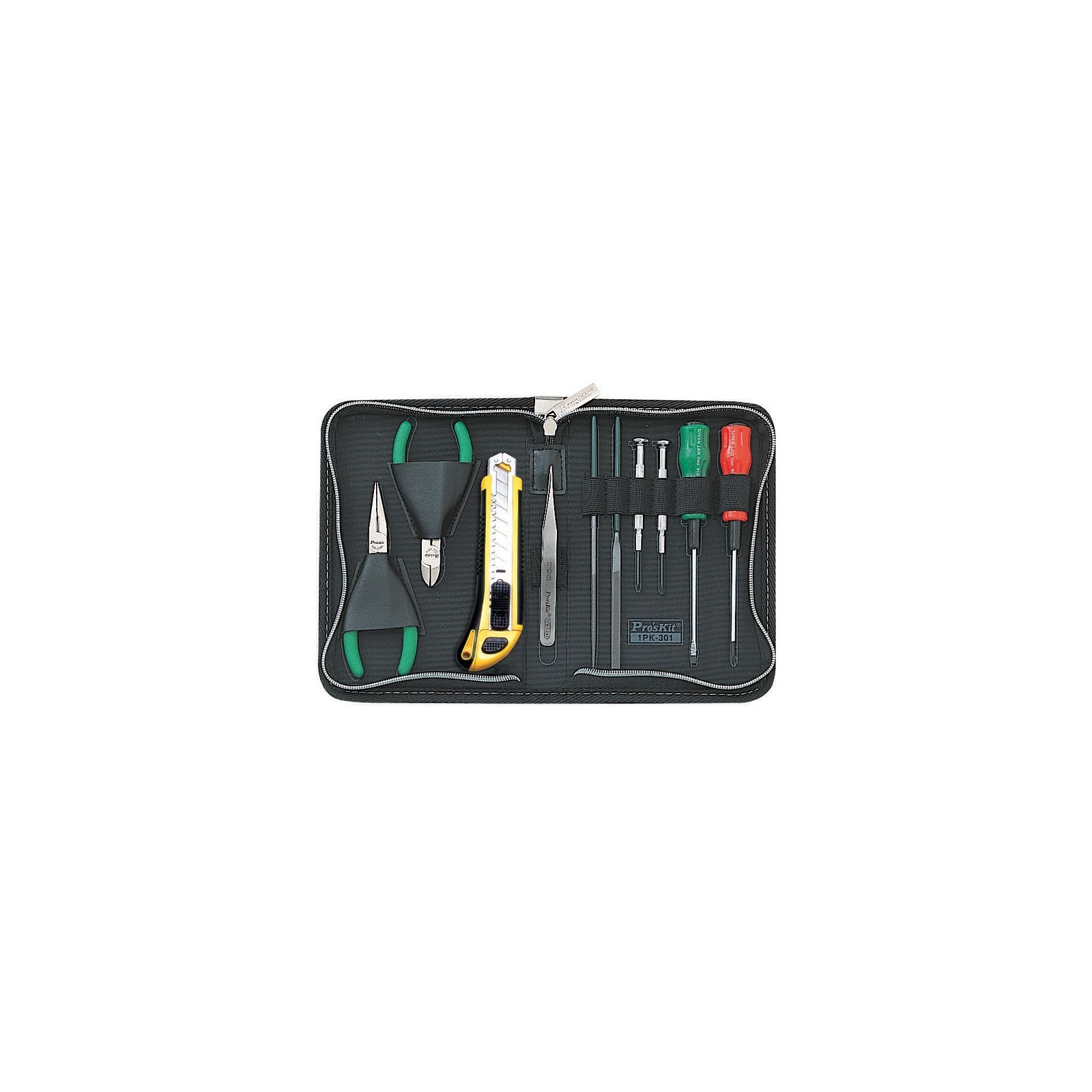 PROSKIT 1PK-301 Kit di utensili compatti da 10 pezzi Proskit
