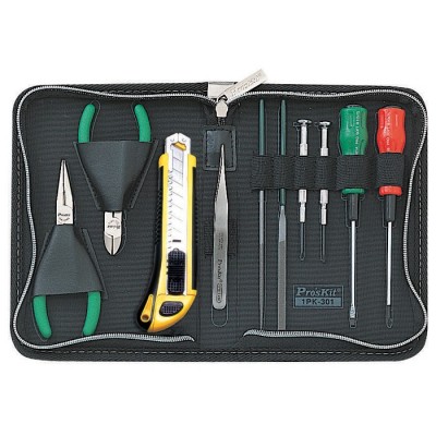 PROSKIT 1PK-301 Kit di utensili compatti da 10 pezzi Proskit