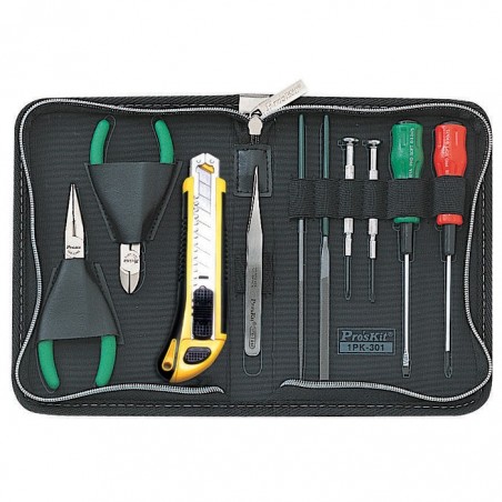 PROSKIT 1PK-301 Kit di utensili compatti da 10 pezzi Proskit