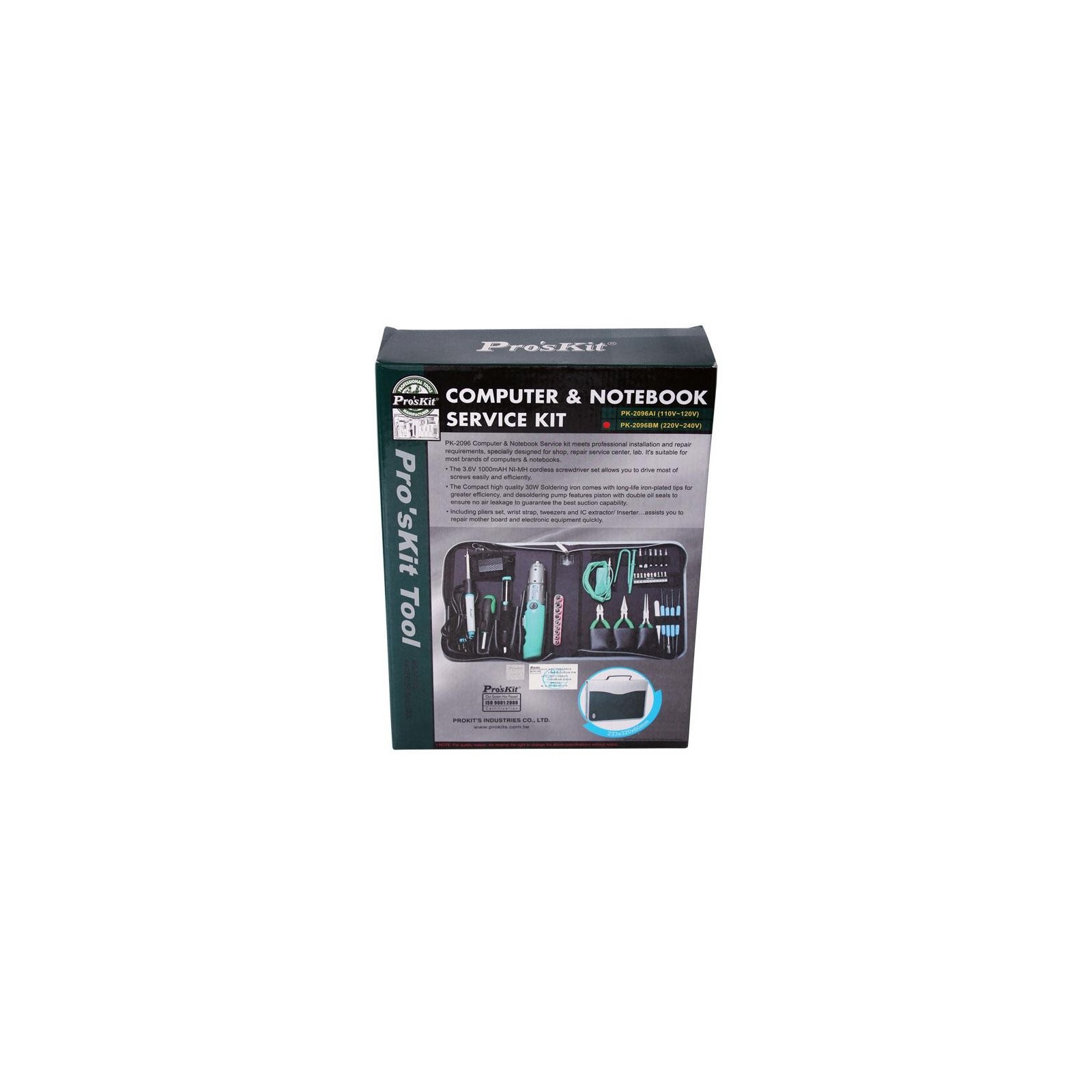 PROSKIT PK-2096BM Kit di assistenza per computer e notebook (AC 220 V, metrico)Proskit