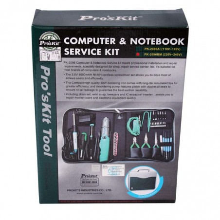 PROSKIT PK-2096BM Kit di assistenza per computer e notebook (AC 220 V, metrico)Proskit