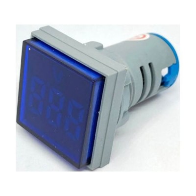 Voltometro AC da pannello BLU AC 24V-500V Tensione