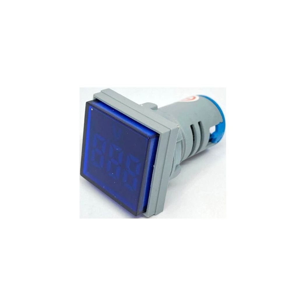 Voltometro AC da pannello BLU AC 24V-500V Tensione