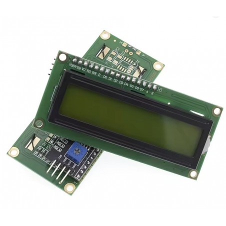 Display Lcd Lcm VERDE 16x2 1602 + SERIALE I2C / IIC PER ARDUINO