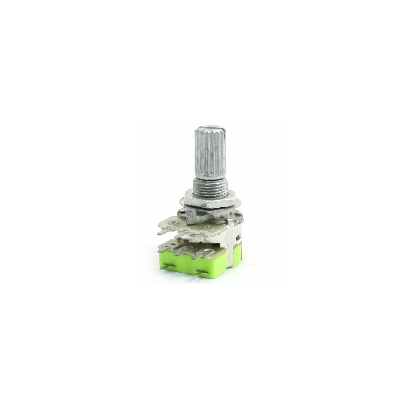 B50K Potenziometro Doppio 50Kohm Lineare monogiro con interruttore switch 50 Kohm Generico