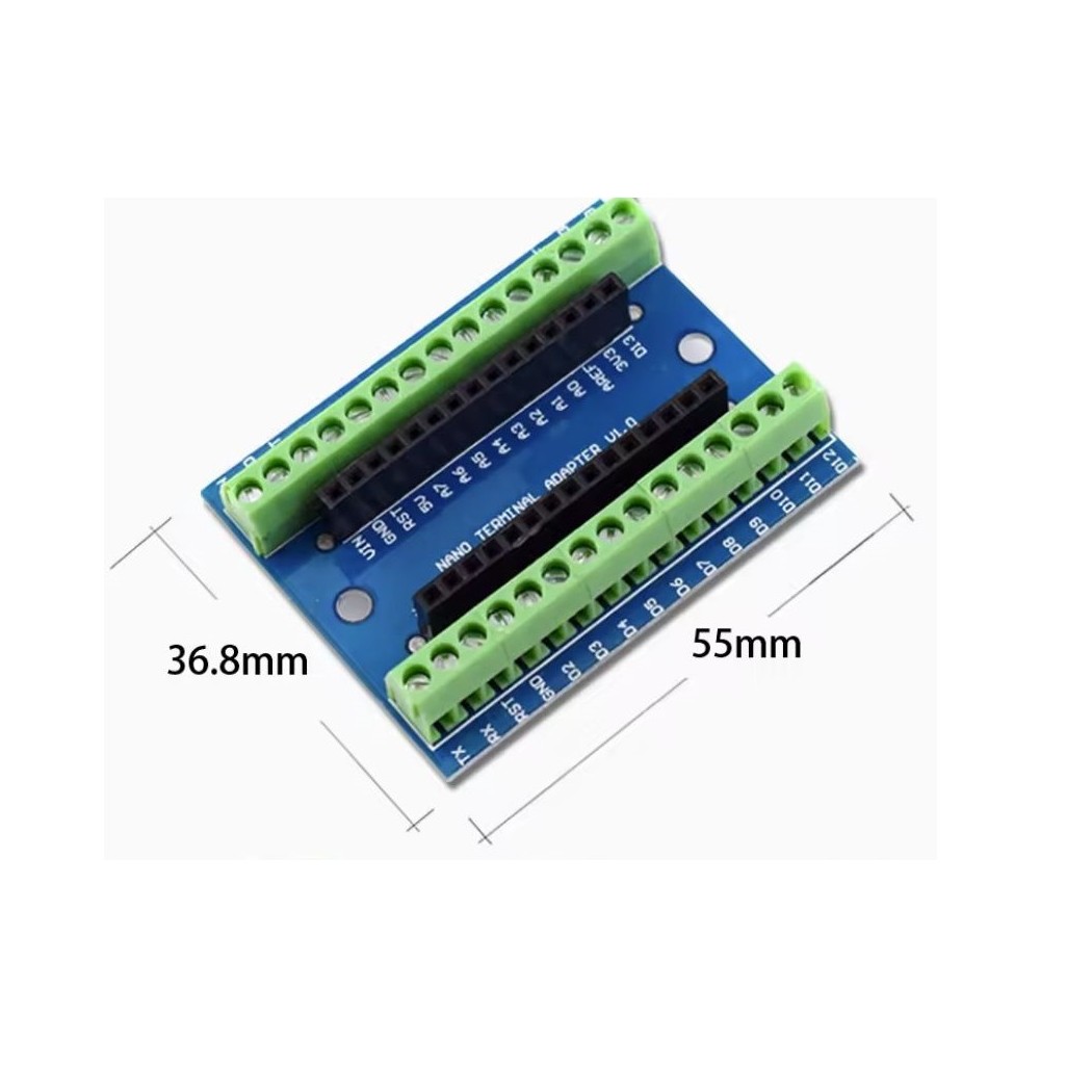 copy of Scheda Pinout Arduino Nano V3 con morsetti a vite Adattatore morsettiera caviGenerico