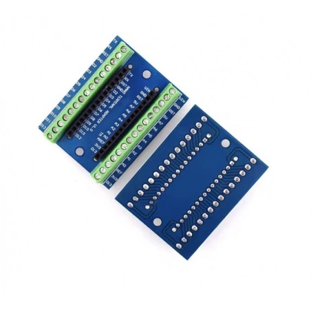 Scheda Pinout Arduino Nano V3 con morsetti a vite Adattatore morsettiera cavi Generico