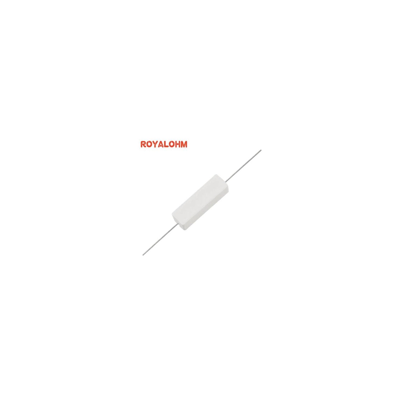 Resistenza Ceramica 10W 1 Ohm 1Ohm ResistenzeRoyal ohm