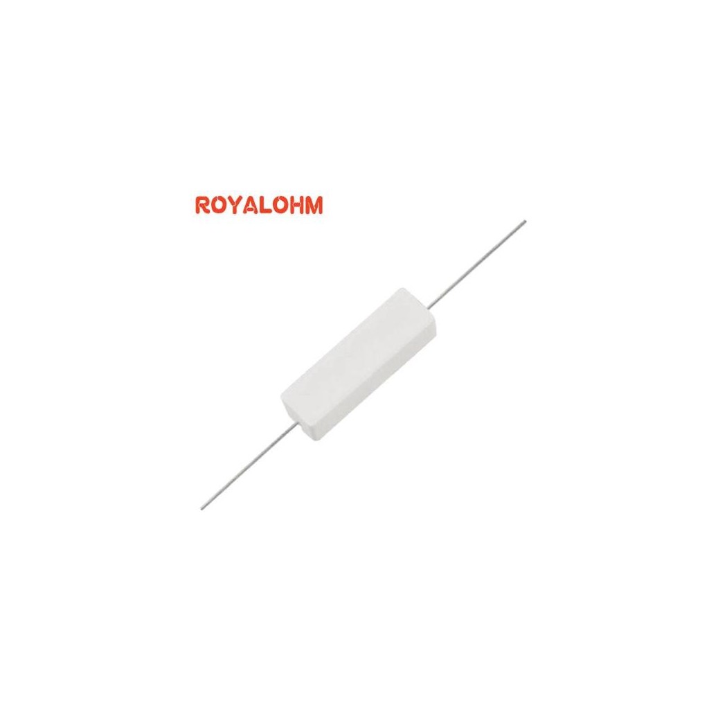 Resistenza Ceramica 10W 1 Ohm 1Ohm ResistenzeRoyal ohm