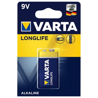 BATTERIA VARTA LONGLIFE ALKALINE 9V IN BLISTER PILAVarta