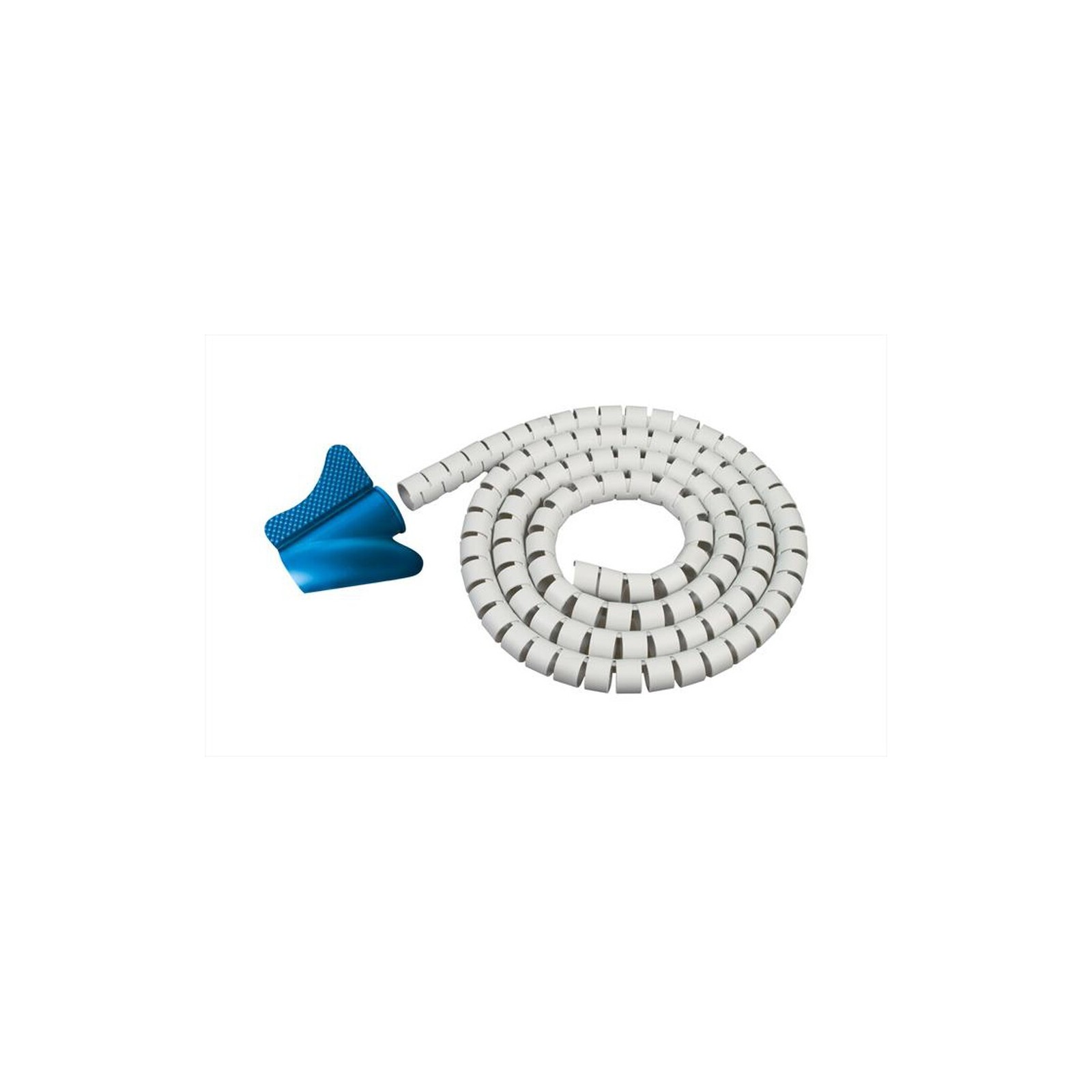 Guaina a Spirale 25mm 1,5M Avvolgicavo TUBO PASSACAVI GRIGIO