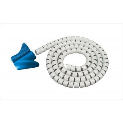 Guaina a Spirale 25mm 1,5M Avvolgicavo TUBO PASSACAVI GRIGIO
