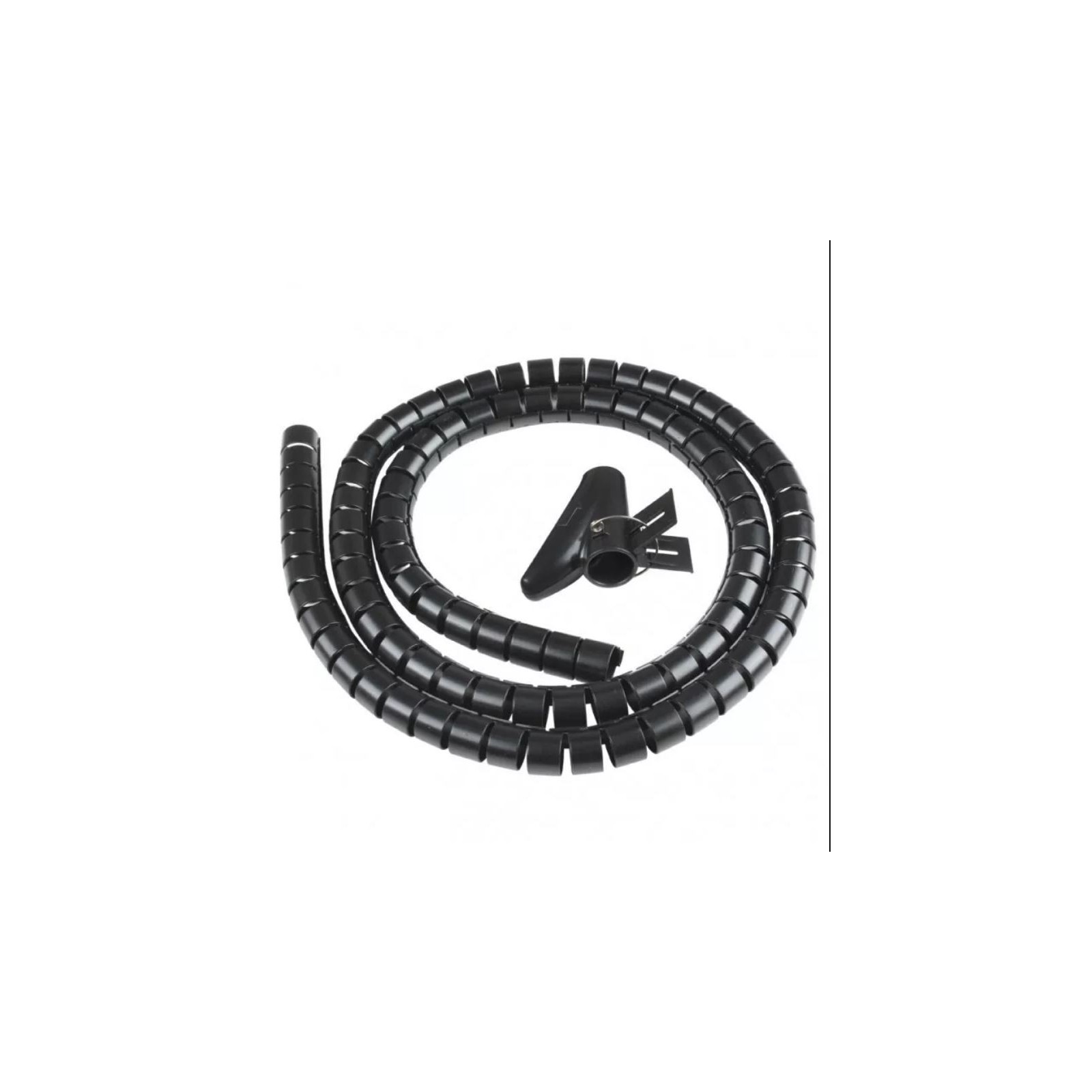 Guaina a Spirale 25mm 1,5M Avvolgicavo TUBO PASSACAVI NERO