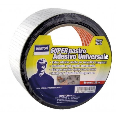 BOSTON Super Nastro adesivo universale telato 50x5m Boston