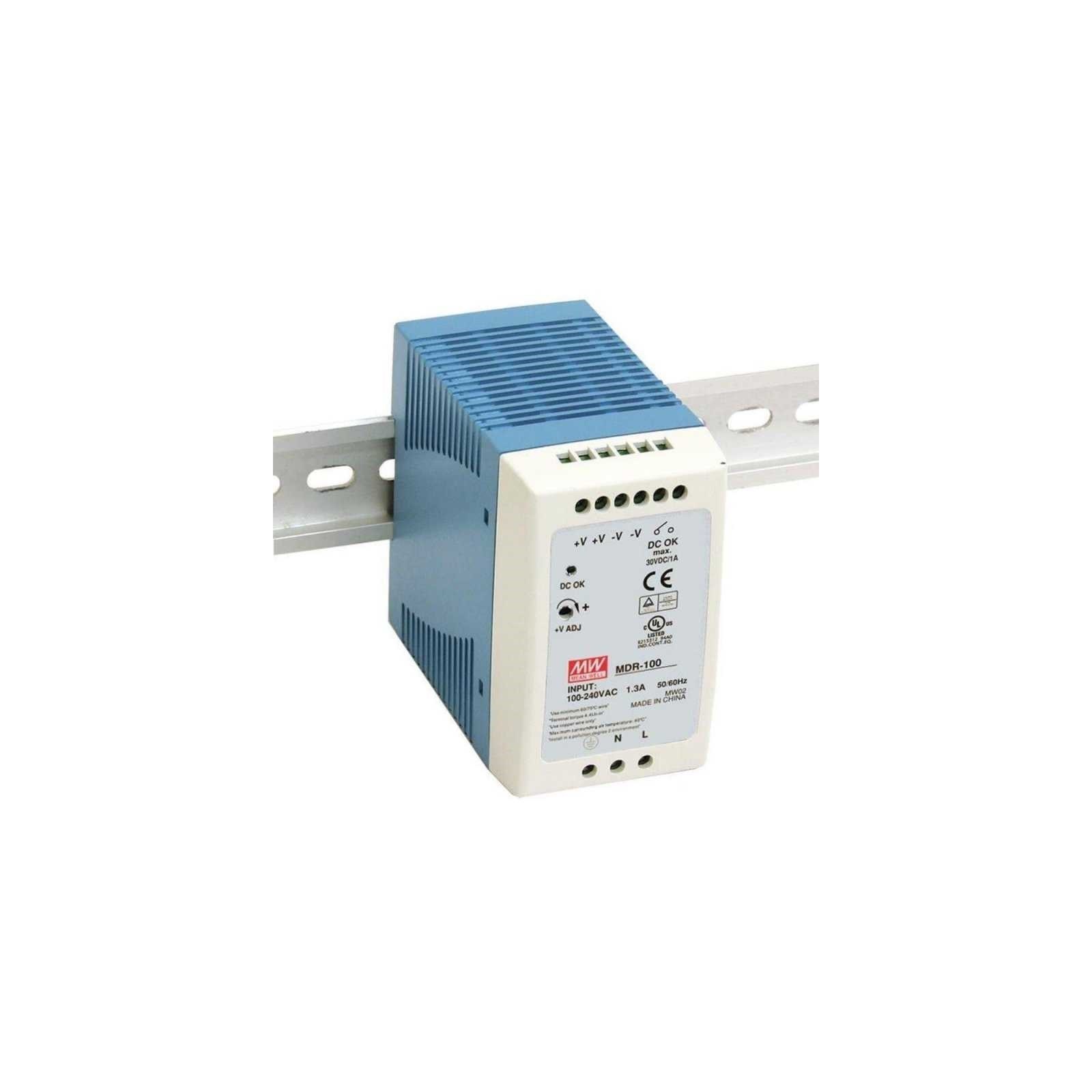 MW MEAN WELL MDR-100-24 Alimentatore DIN 100W uscita 24V 1,3A ingresso 230VacMean Well
