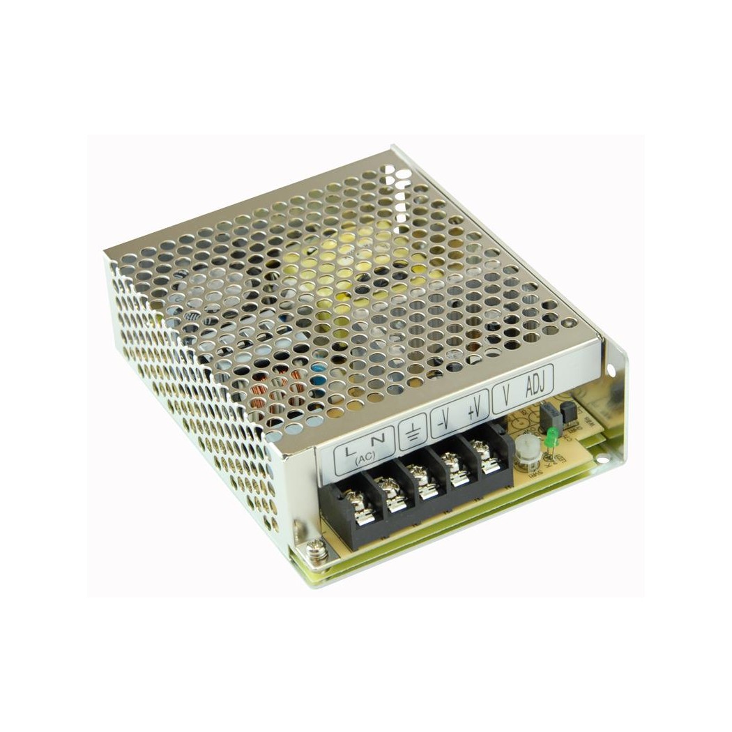 MW MEAN WELL RS-75-12 Alimentatore switching 72W uscita 12V 6A ingresso 230VacMean Well