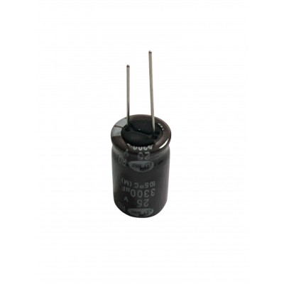 CONDENSATORE ELETTROLITICO 3300 uF 25V 105° 16x25mm Passo 7,5mmSamwha