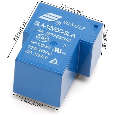 Relay Relè 12V Dc 30A Circuito Stampato Pcb SLA-12VDC-SL-A SLASongle