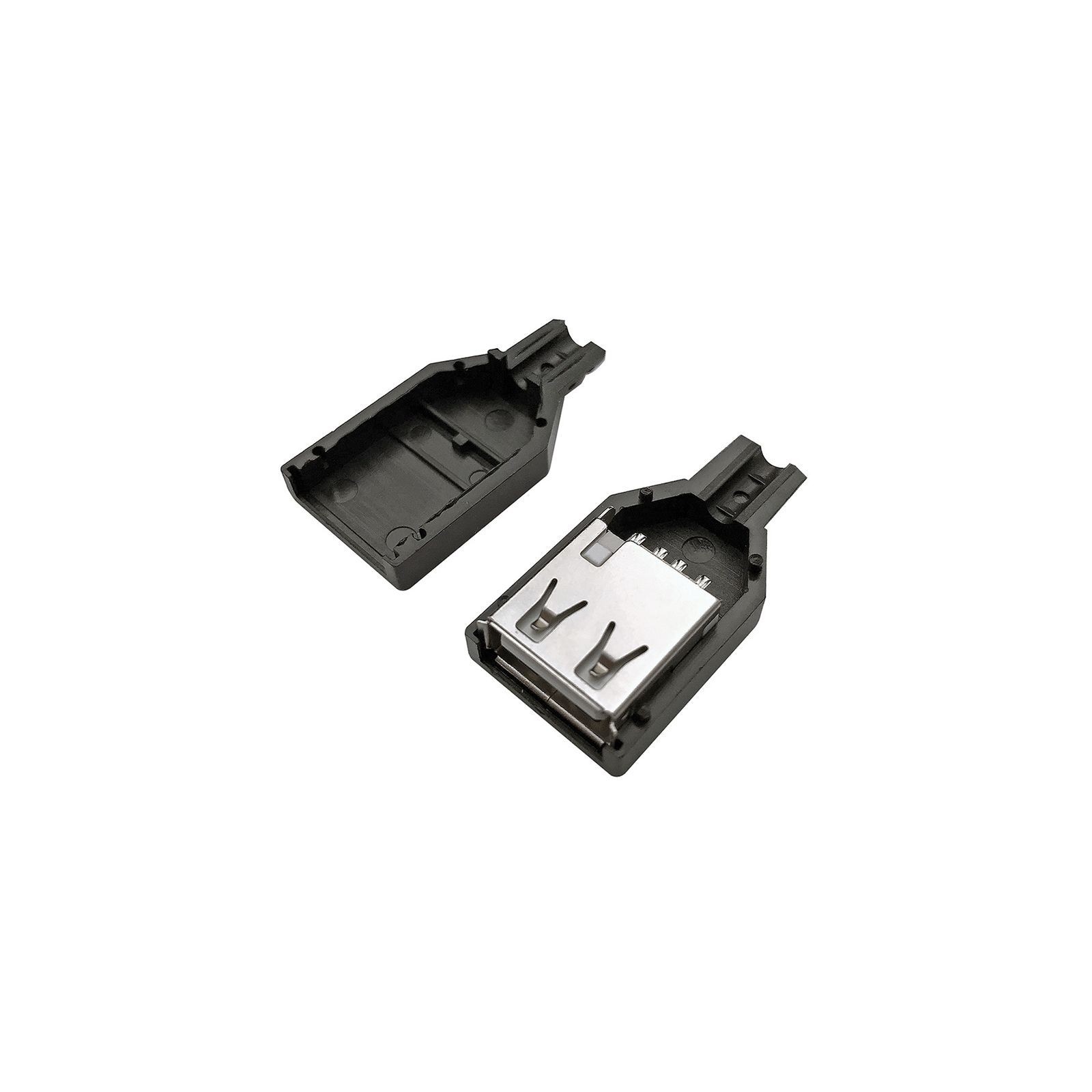 CONFEZIONE 5 PZ PRESA USB TIPO "A" A SALDAREElcart