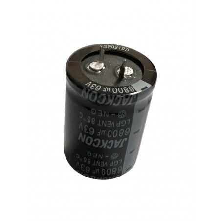 Condensatore elettrolitico SNAP IN 6800uF 63V 85° JACKCON 30X40mm Jackcon