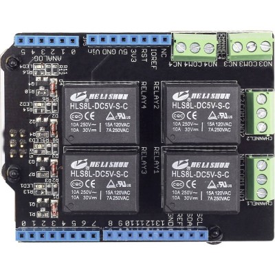 Seeed Studio Relay Shield v3.0 Shield Adatto per (kit di sviluppo): Arduino SEEED STUDIO