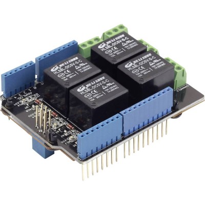 Seeed Studio Relay Shield v3.0 Shield Adatto per (kit di sviluppo): Arduino SEEED STUDIO