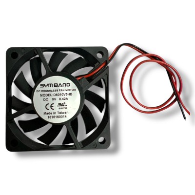 D6010V5HB Ventola Sym Bang 60 x 60 x 10 5V 0.42A DC BRUSHLESS FAN MOTOR Dissipazione VentilazioneSym Bang