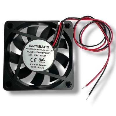 D6015V24HB Ventola Sym Bang 60 x 60 x 10 24V 0.18A DC BRUSHLESS FAN MOTOR Dissipazione VentilazioneSym Bang