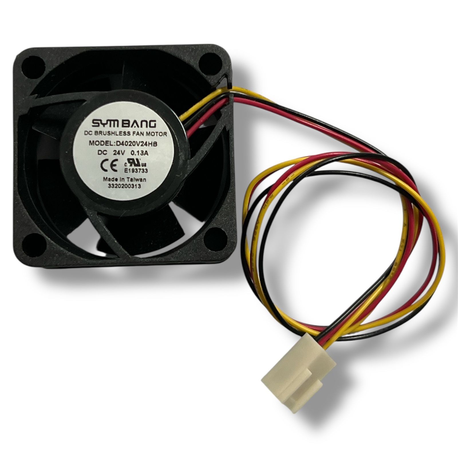 D4020V24HB Ventola Sym Bang 40 x 40 x 20 24V 0.18A DC BRUSHLESS FAN MOTOR Dissipazione Ventilazione Sym Bang