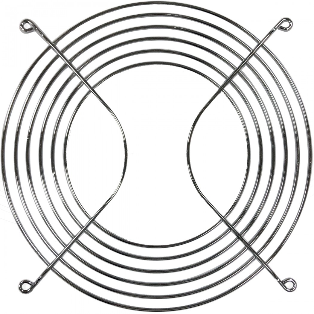G208 SYM BANG GRIGLIA DI PROTEZIONE PER VENTOLA 208mm in metallo cromato computer case