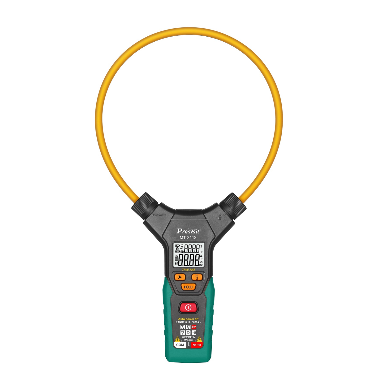 PROSKIT MT-3112 3 5/6 Smart True-RMS Flex Clamp Meter Proskit
