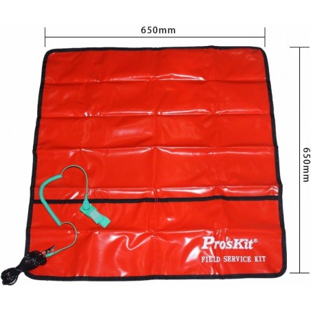 PROSKIT 8PK-AS07-1 Kit di assistenza sul campo con cinturino da polso da 2 m e cavo di terra da 3 mProskit