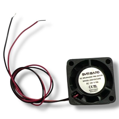 D2510V12HB Ventola Sym Bang 25 x 25 x 10 12V 0.13A DC BRUSHLESS FAN MOTOR Dissipazione VentilazioneSym Bang