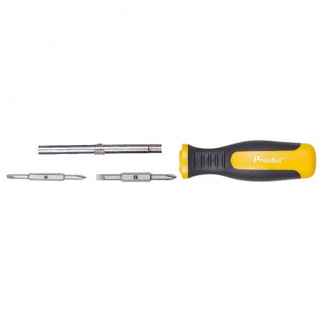 PROSKIT 1PK-S006 Cacciavite magnetico a cambio rapido 6 in 1Proskit
