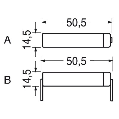 Battery 1,2V AA 2400mAh rechargeable NiMh 1,2 Volt with terminal for solderingExtracell