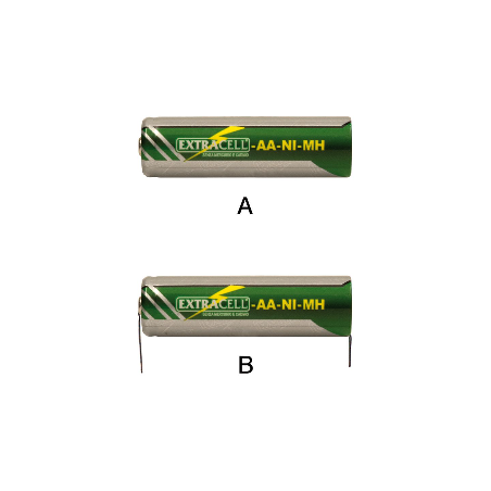 Battery 1,2V AA 2400mAh rechargeable NiMh 1,2 VoltExtracell